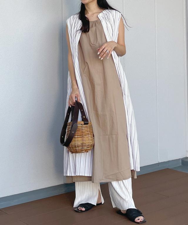 JACQUEMUS La robe Draggiu ペイズリーロングドレスオフホワイト