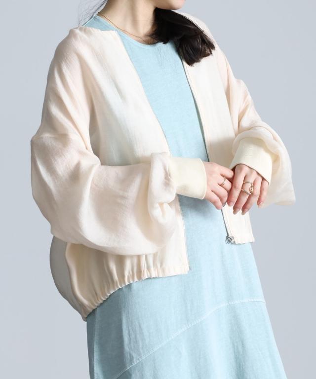 ラナン（Ranan）/シアー素材ブルゾン