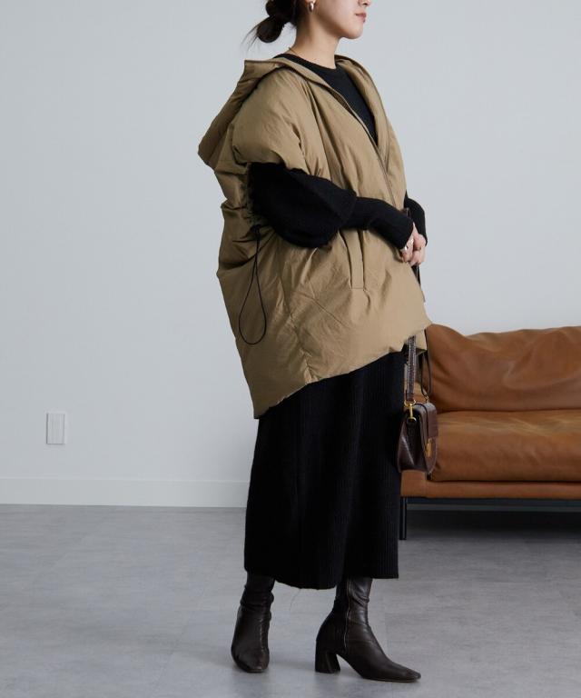 ラナン（Ranan）/はっ水！ポンチョデザイン中わたベスト ラナン（Ranan）/はっ水！ポンチョデザイン中わたベスト