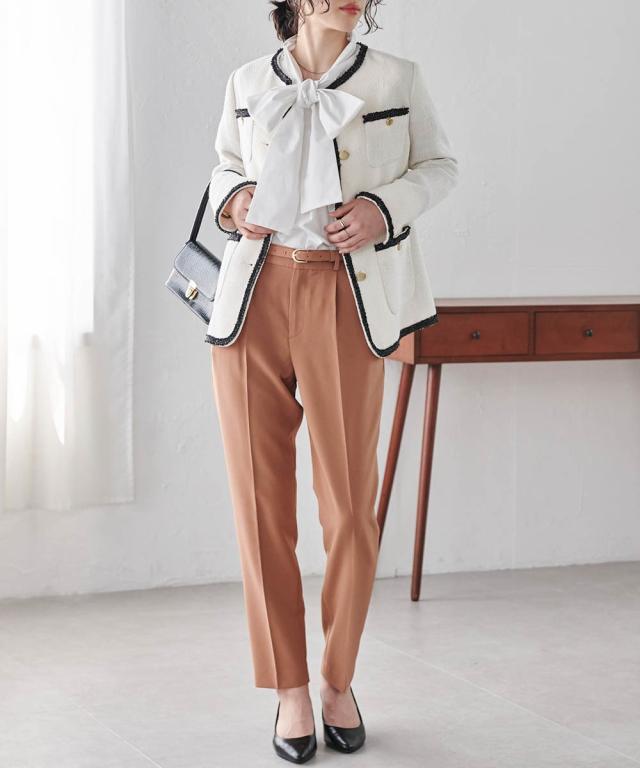 ラナン（Ranan）/ツイード調ジャケットパンツスーツ