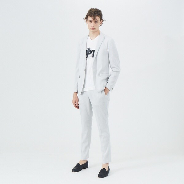 5351プール・オム（5351POUR LES HOMMES）/【セットアップ対応】テーパード スラックス ジャージパンツの通販は