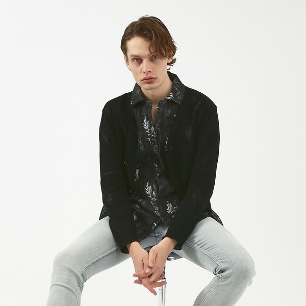 5351プール・オム（5351POUR LES HOMMES）/メッシュカーディガン