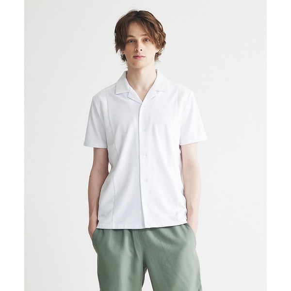 5351プール・オム（5351POUR LES HOMMES）/コンビネーションメッシュ 半袖シャツ