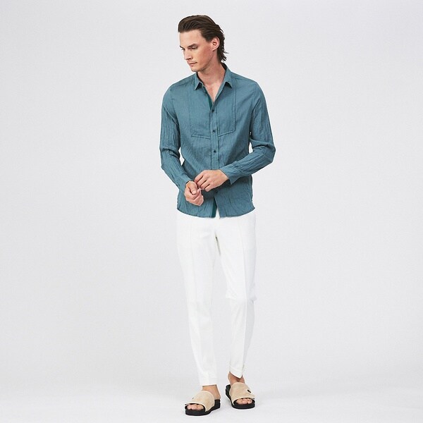 5351プール・オム（5351POUR LES HOMMES）/コットンガーゼ ワッシャー 長袖シャツ_14