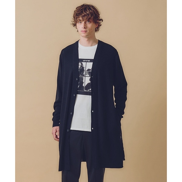 5351プール・オム（5351POUR LES HOMMES）/ウーステッド ニット ロングカーディガン