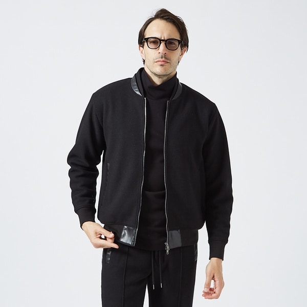 5351プール・オム（5351POUR LES HOMMES）/【LEON別注/セットアップ対応】異素材コンビネーション ブルゾン