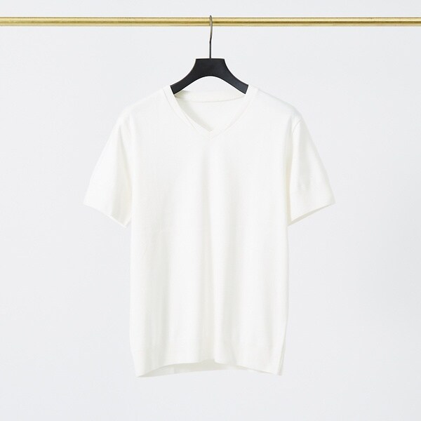 5351プール・オム（5351POUR LES HOMMES）/【定番人気】セーターマシーン Vネック ニットTシャツ_1