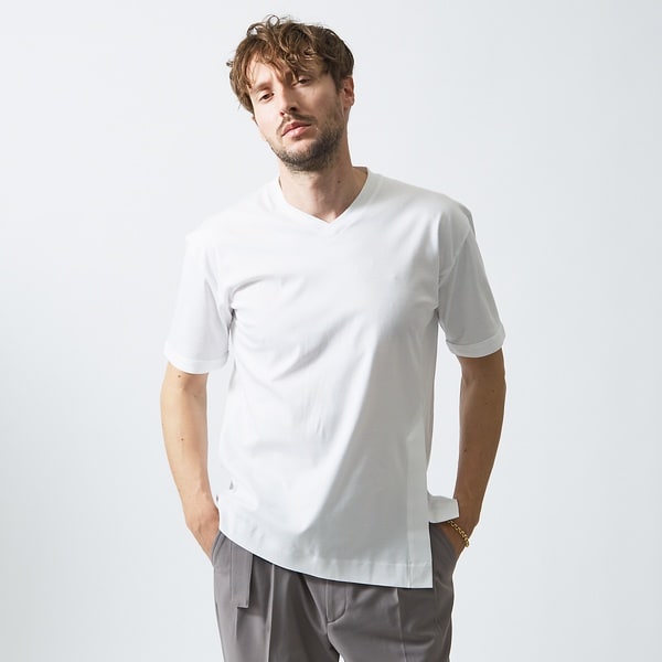 5351プール・オム（5351POUR LES HOMMES）/アルビニス スムース テーラード Tシャツの通販は