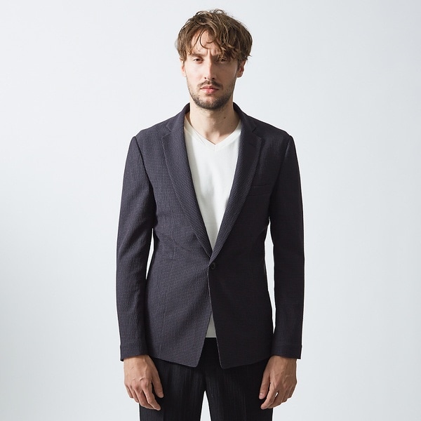 5351プール・オム（5351POUR LES HOMMES）/【セットアップ対応】ポリエステルレーヨン メッシュ ジャケット