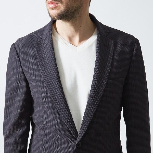 5351プール・オム（5351POUR LES HOMMES）/【セットアップ対応】ポリエステルレーヨン メッシュ ジャケット