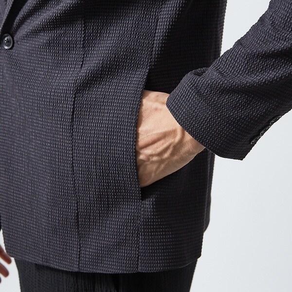 5351プール・オム（5351POUR LES HOMMES）/【セットアップ対応】ポリエステルレーヨン メッシュ ジャケット