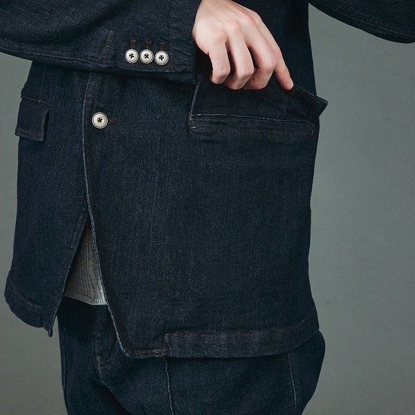 5351プール・オム（5351POUR LES HOMMES）/【セットアップ対応】ストレッチ デニム 2Bジャケット
