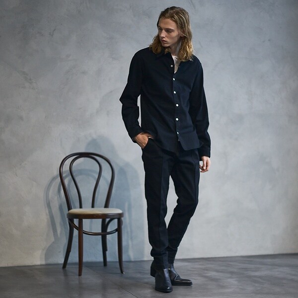 5351プール・オム（5351POUR LES HOMMES）/【セットアップ対応】タックテーパード スラックスデニム_2