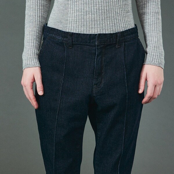 5351プール・オム（5351POUR LES HOMMES）/【セットアップ対応】タックテーパード スラックスデニム_9