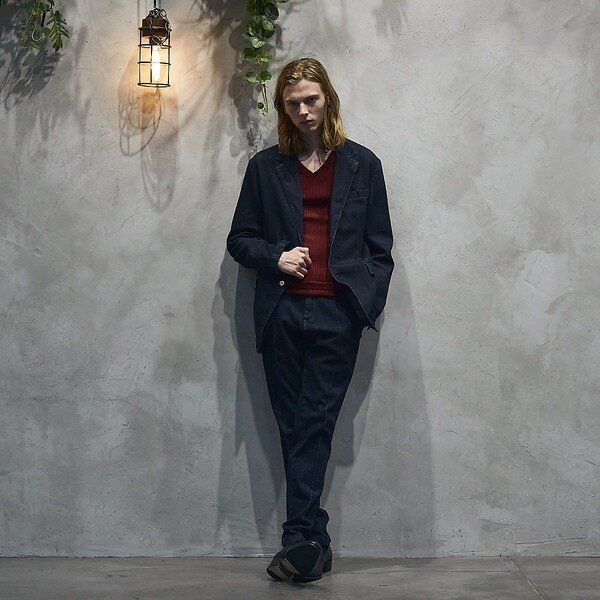 5351プール・オム（5351POUR LES HOMMES）/【セットアップ対応】タックテーパード スラックスデニム_16