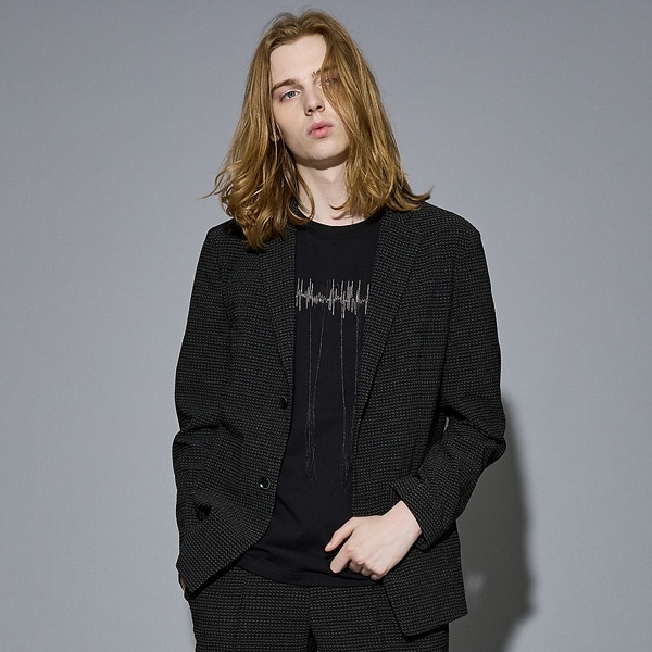 5351プール・オム（5351POUR LES HOMMES）/【セットアップ対応】スクエア メッシュ サマージャケット