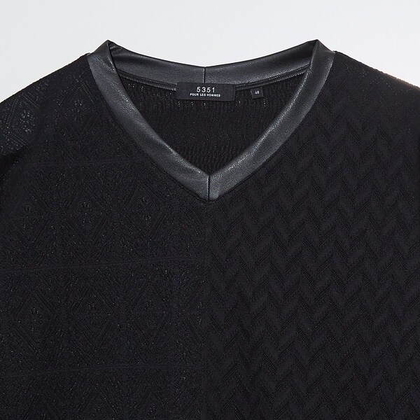 5351プール・オム（5351POUR LES HOMMES）/パッチワーク PUレザー V