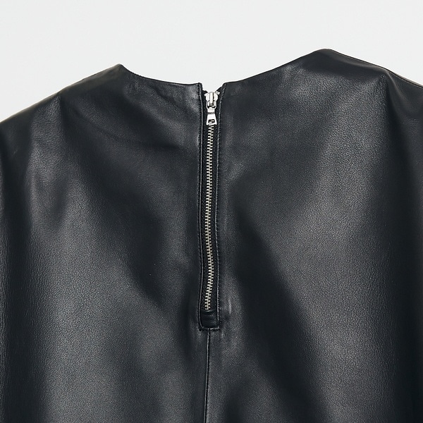 5351プール・オム（5351POUR LES HOMMES）/【セットアップ対応】レザー ジップ 半袖Tシャツ_7