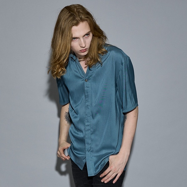 5351プール・オム（5351POUR LES HOMMES）/スキッパー 半袖 シャツ 5351プール・オム（5351POUR LES HOMMES）/スキッパー 半袖 シャツ