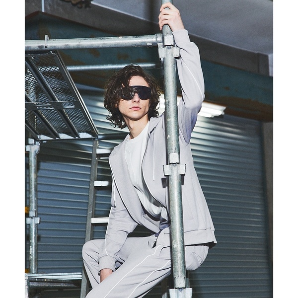 5351プール・オム（5351POUR LES HOMMES）/【セットアップ対応】サマーメッシュ ジップ パーカー