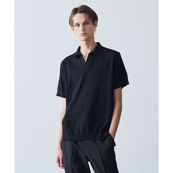 5351プール・オム（5351POUR LES HOMMES）/【定番人気】セーターマシーン スキッパー ポロシャツ_1