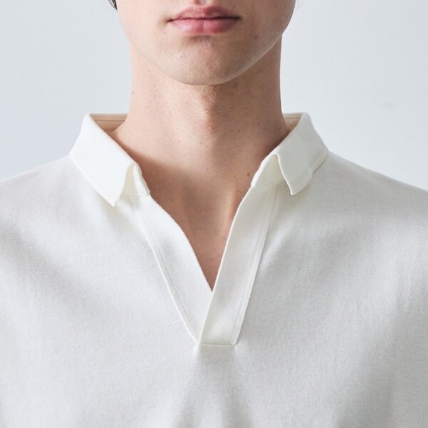 5351プール・オム（5351POUR LES HOMMES）/【定番人気】セーターマシーン スキッパー ポロシャツ_3