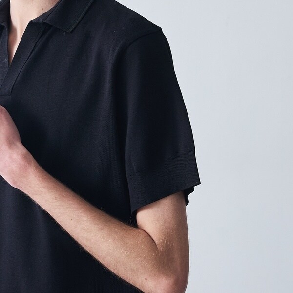 5351プール・オム（5351POUR LES HOMMES）/【定番人気】セーターマシーン スキッパー ポロシャツ_9