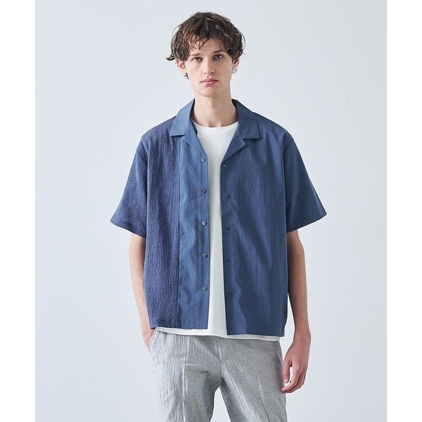 5351プール・オム（5351POUR LES HOMMES）/カラーブロック 半袖シャツ_2