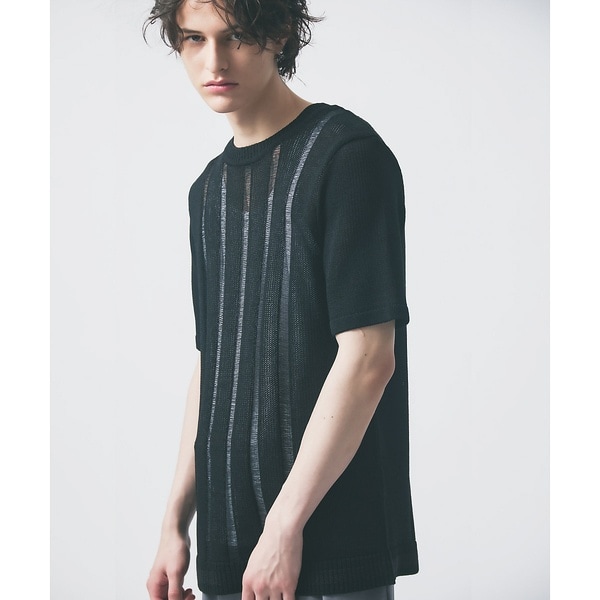 5351プール・オム（5351POUR LES HOMMES）/【25S/S】スレッド クルーネック 半袖ニット