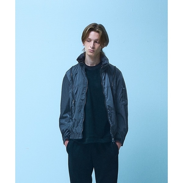 5351プール・オム（5351POUR LES HOMMES）/【セットアップ対応 / 軽量】パラシュート ジップフーディー / ブルゾン 5351プール・オム（5351POUR LES HOMMES）/【セットアップ対応 / 軽量