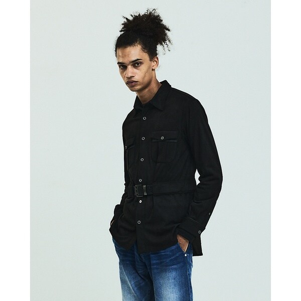 5351プール・オム（5351POUR LES HOMMES）/【Director’s Line】LEATHERTEX社 ミリタリー 長袖シャツ 5351プール・オム（5351POUR LES HOMMES）/【Director's Line