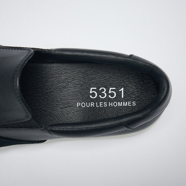 5351プール・オム（5351POUR LES HOMMES）/スイッチング ジップレザー スニーカー_16