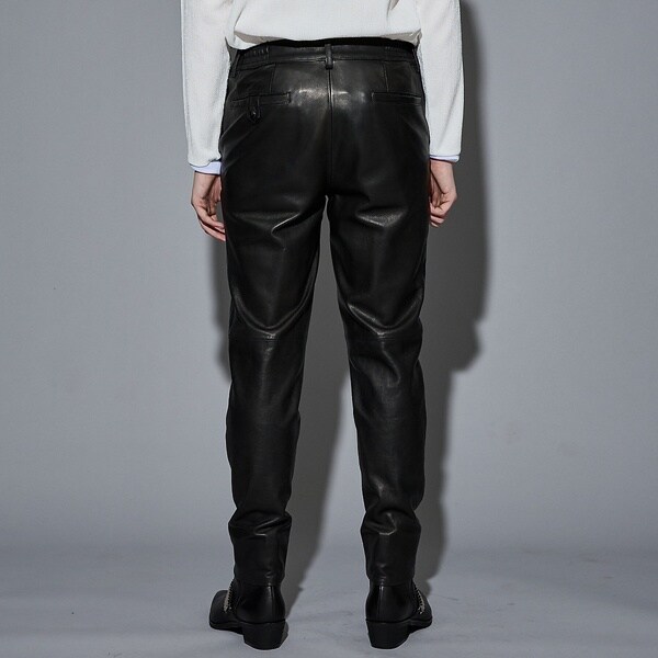5351プール・オム（5351POUR LES HOMMES）/【セットアップ対応】レザー テーパード スラックスパンツ_4