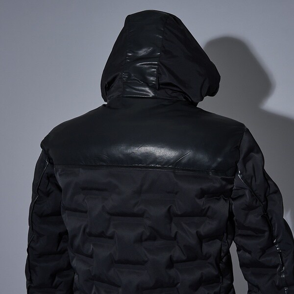 5351プール・オム（5351POUR LES HOMMES）/【軽量/保温】シームレス パデッド フード ブルゾン_6