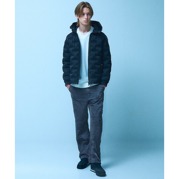 5351プール・オム（5351POUR LES HOMMES）/【軽量/保温】シームレス パデッド フード ブルゾン_15