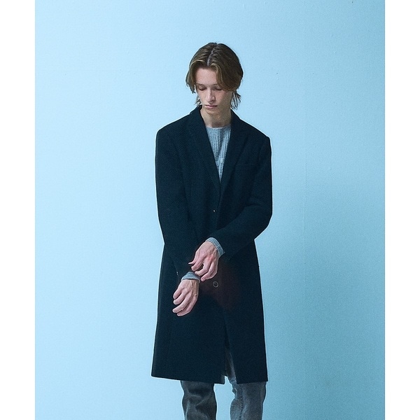 5351プール・オム（5351POUR LES HOMMES）/【25A/W】尾州産 ピークドラペル チェスターコート