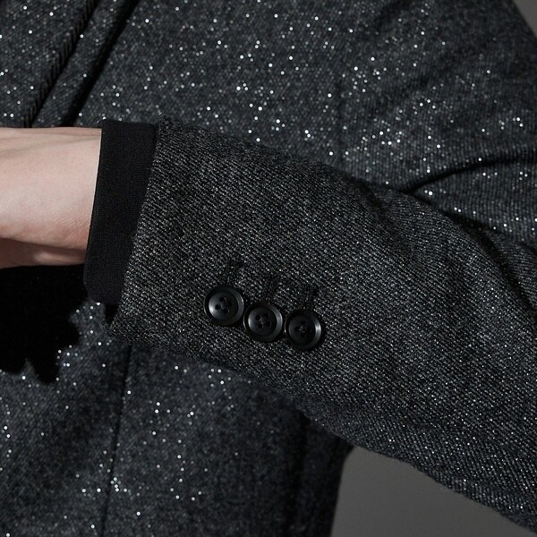 5351プール・オム（5351POUR LES HOMMES）/【セットアップ対応】グリッター ツイーディジャケット_6