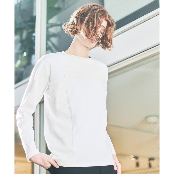5351プール・オム（5351POUR LES HOMMES）/【3素材コンビ】コンビネーション 長袖 Tシャツ 10,582円