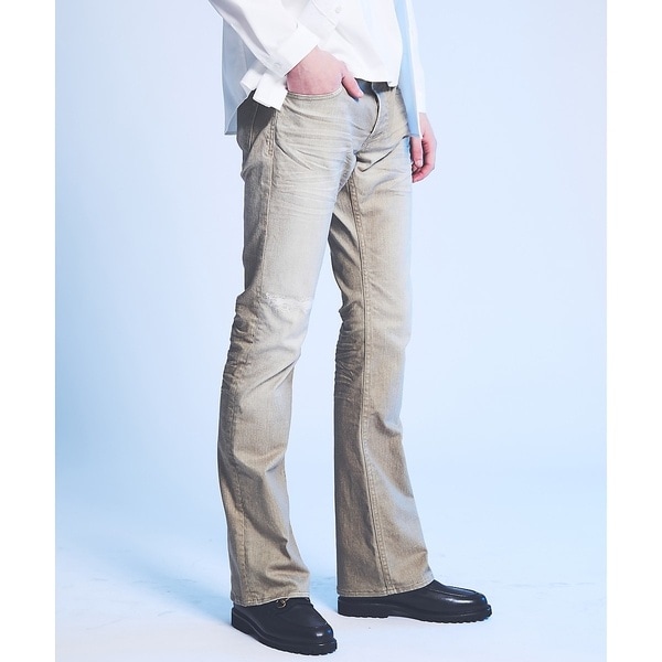 5351プール・オム（5351POUR LES HOMMES）/【プリント】フレア デニム パンツ
