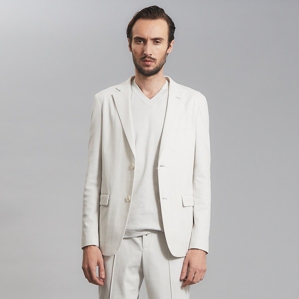 5351プール・オム（5351POUR LES HOMMES）/【セットアップ対応】サーフニット 2ボタン アンコン ジャケットの通販は 42,350円