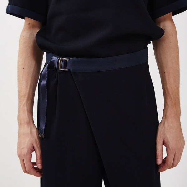 5351プール・オム（5351POUR LES HOMMES）/【セットアップ対応】ダブルクロスラップパンツ_10