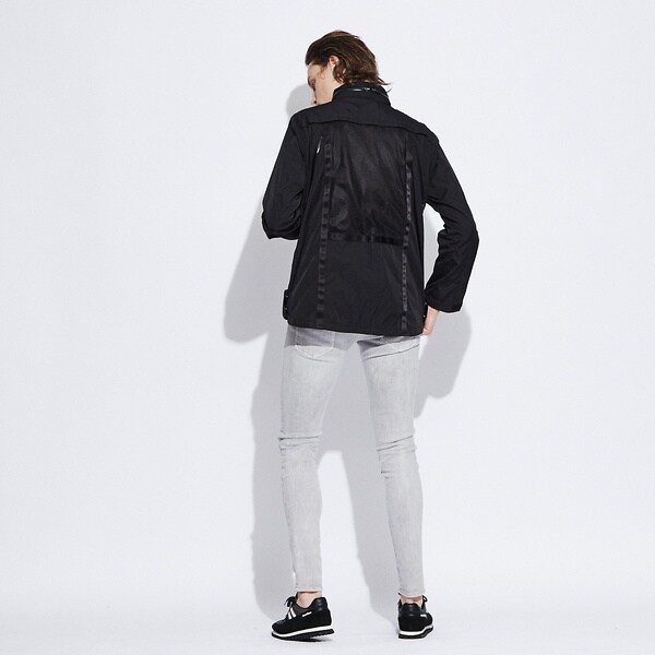 5351 POUR LES HOMMES 白 レザージャケット 色めい