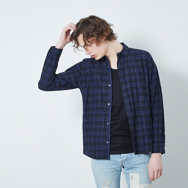 5351プール・オム（5351POUR LES HOMMES）/先染リネンワッシャー