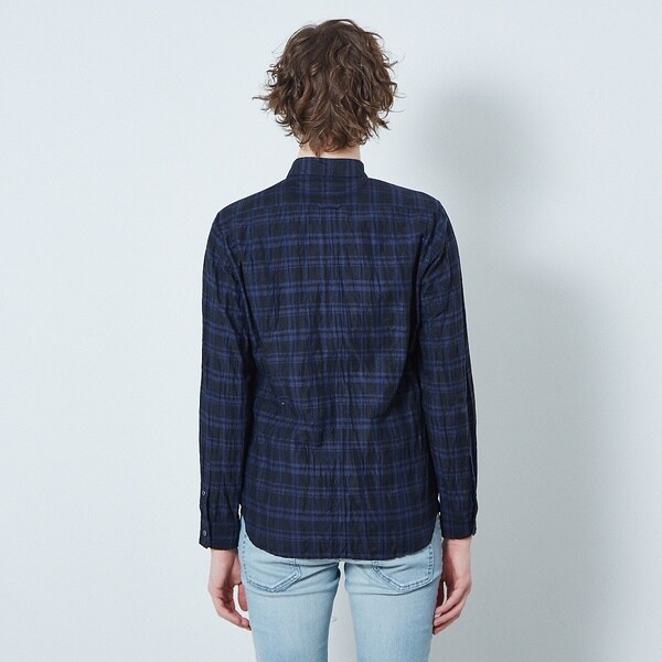 5351プール・オム（5351POUR LES HOMMES）/先染リネンワッシャーチェックシャツ_15