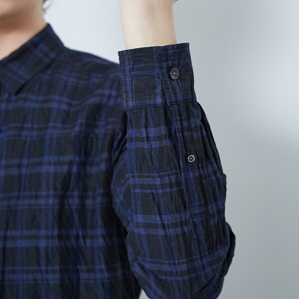 5351プール・オム（5351POUR LES HOMMES）/先染リネンワッシャーチェックシャツ_19
