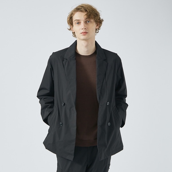 アバハウス（ABAHOUSE）/【セットアップ対応】クリスピーナイロン パデット ダブルジャケット