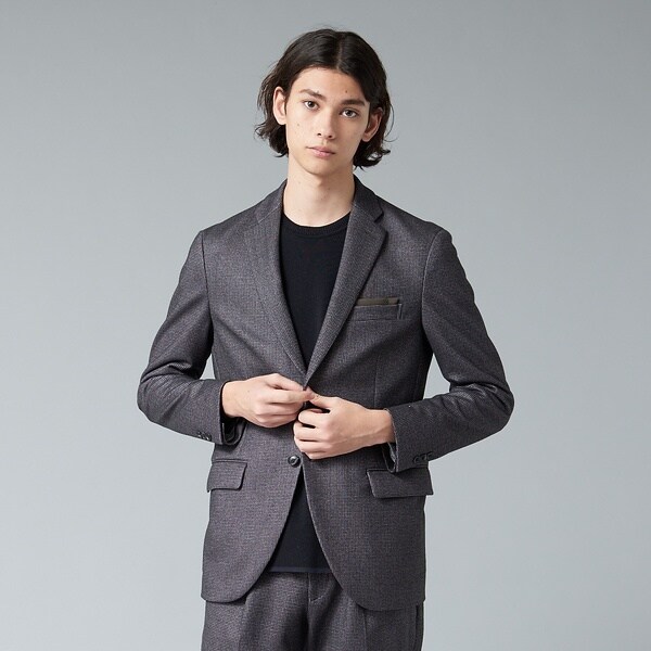 アバハウス（ABAHOUSE）/【FLEX】3D ダウン入り ファブリック セットアップ ジャケット