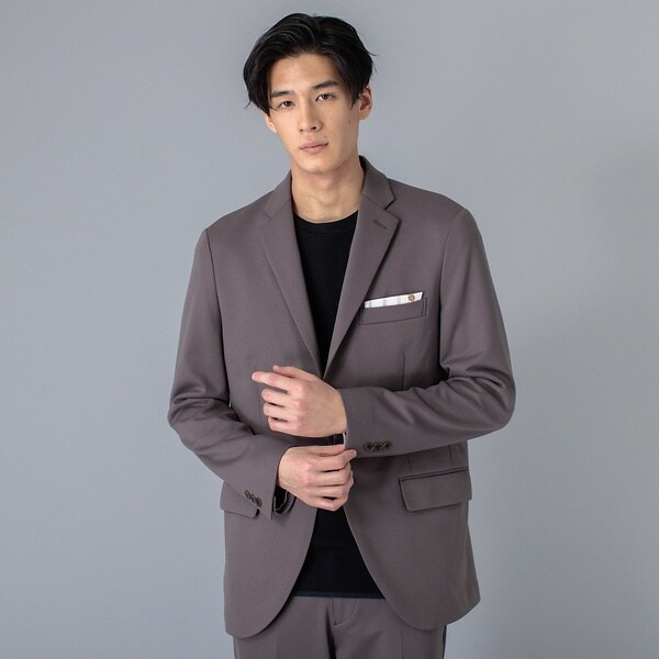 アバハウス（ABAHOUSE）/【セットアップ対応/FLEX JACKET】バックメッシュ モクロディー ジャケ