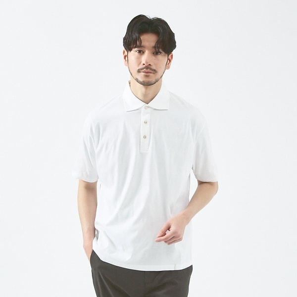 アバハウス（ABAHOUSE）/コンパクト シルケット スムース ポロシャツの通販は 5,478円