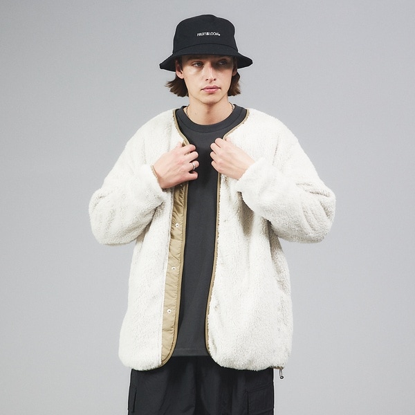 アバハウス（ABAHOUSE）/【KELTY / ケルティ】別注 ノーカラー フリース ボア オーバーサイズ ブ